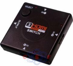 Chave Switch HDMI entra 3 HDMI com 1 Saida HDMI Com Controle Remoto