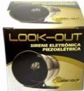 Sirene Eletrônica Piezoelétrica Bitonal Media (Dois Toques) Look-Out