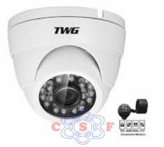 Cmera Cftv Dome Interna/Externa Metal TWG 1/3 lente 3,6mm 2.0 mp TW-8620HD-AHD-CVI-TVI-Analgico