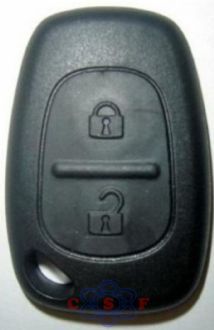 Capa Controle Telecomando Chave Canivete Renault Clio Master Symbol Preto 2 Botes cod 134