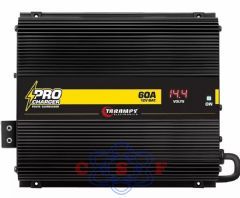 Fonte Chaveada Taramps TEF-60A Pro Charger Input Bivolt ajuste do Output 12,4v a 14,4 60 Amperes com voltmetro embutido