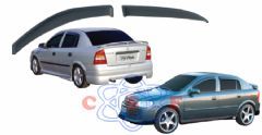 Defletor/Calha Acrlica de Chuva Astra Sedan 99/11 Astra Hatch 03/11 4 Portas TG Poli 23.007