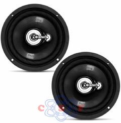 Alto Falante Bravox 6" TR6 BK Triaxial 160W RMS Kit duas peças