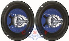Alto Falante H-Buster 5" Triaxial universal BSTU-534 35W RMS Kit duas peças