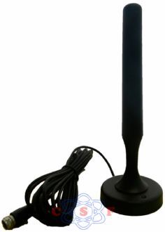 Antena Interna TV Digital Exbom Base com imã cabo 4metros AN-14050A
