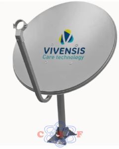 Antena Parablica Vivensis 60cm - Banda KU + LNB Simples