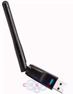 Antena Wireless-N USB 802.11 B/G/N 150 mbps Adapter WIFI para Receptores Duosat Azamerica Cinebox etc