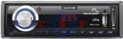 Auto Rádio Multilaser Wave P3108 - Entrada USB e SD + Auxiliar frontal