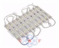 Barra de led´s 70mm Com 3 Led's 5050 Amarelo 12V