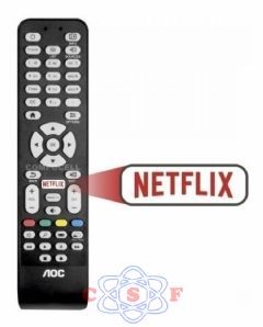 CONTROLE REMOTO AOC TECLA NETFLIX SKY 8050