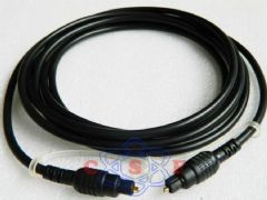 Cabo Fibra Óptico 3 metros preto