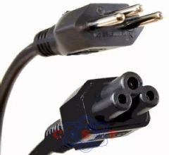 Cabo Força Tripolar B MAX Para NOTEBOOK MONITOR 3 Pinos Tipo Mickey 1,5 Metros
