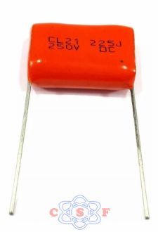 Capacitor Poliester 2,2uf x 250Volts Usado Super Tweeter