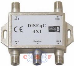 Chave DiSEqC 4x1 Frequencia 950-2400