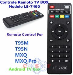 Controle Remoto Receptor Smart Box TV box LE-7490 FBG 9006 SKY 8095 Maxx 8196 Max 8095 A 1546 MXQ PRO MX9 MXQ X96 Mini.