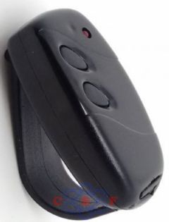 Controle Remoto Transmissor Copiador Premium Preto Tecla Vemelha + Mosquetão Portão PPA etc. Frequência 292MHZ