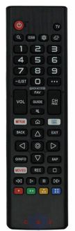 Controle Remoto Tv LG Prime Video Nethlix Akb75675304 Max 9053 = LE 7260 KA 3864 9135
