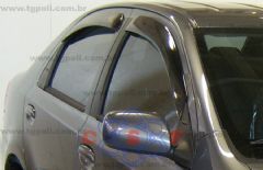 Defletor/Calha Acrílica de Chuva Etios Hatch Sedan 2012-2014 4 Portas TG Poli 27.005