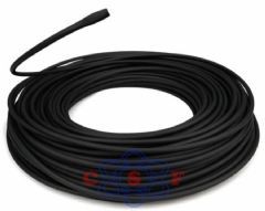 Espaguete Termo Retratif 3 mm Preto por Metro