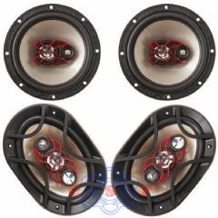 Kit Fácil Bravox Linha 2 Pçs 6"50w+2 Pçs 6x9"70w Total 240W Rms