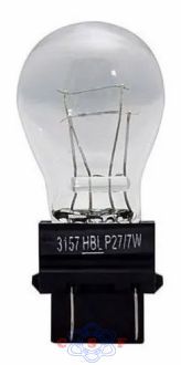 Lâmpada 3157 12 Volts 2 Polos 27 Watts Base Plastica Euro Gagl 3157