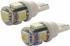 Lâmpada Automotiva Esmagada T10 38 Leds SMD Kit duas peças