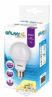 Lâmpada Bulbo Led A60 14w 6500k Branca Fria Galaxy 1014R
