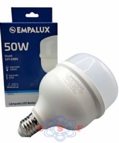 Lâmpada Bulbo Led´s Empalux 50w 6500k Branca Fria 3250 Lumens Alta Potencia