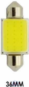 Lampada torpedo 6 Led´s 5050 36 mm Branco Unitario