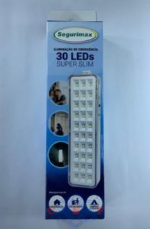 Luminária de Emergência CTB Led com 30 Leds 90 a 240 Volts