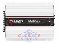 Módulo Amplificador de Potência Taramp's DS 800 X3 800W RMS 2 Canais 200 Watts 2 Ohms + 1 Canal 400 Watts 4 Ohms