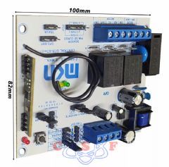 Placa Central Eletrônica Universal MKN GTR - ST para portão Peccinin PPA Garen e outros