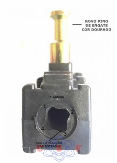 Porca Acionadora Basculante Gatter Peccinin 1/4 Original Pino Dourado 1.4/1.5 4 Entradas