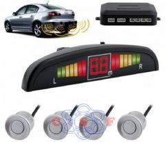 Sensor Estacionamento Permak Cinza 4 Pontos