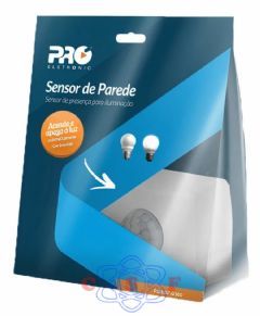 Sensor de Presença Proeletronic com Fotocelula 360º e Temporizador para Fixar na Parede PQSSP 360º