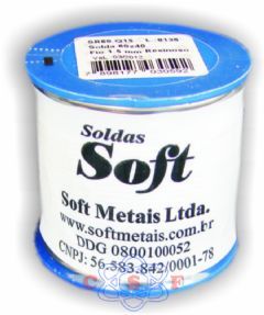 Solda em fio a base de estanho Soft Carretel 500G SR60.Q10