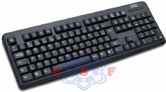 Teclado Padrão Slim Preto - Kanup - ABNT2 USB 2.0