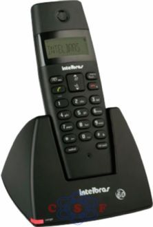 Telefone sem Fio Intelbras TS40 ID Preto