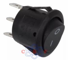 chave Gangorra Botão Redondo L/D 3 Terminais kcd 1 127 V 10 A 220 V 6A