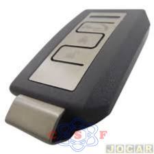 controle Alarme Olimpus 3 Botões Inox BR 212 Led Amarelo Subistitui Led Azul
