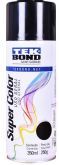 Tinta Spray Tek Bond Preto Brilhante Conteudo 350ml Peso Liquido 250 Gramas