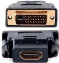 Adaptador Conversor Dvi Macho Para Hdmi Femea Banhado A Ouro