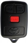 Capa Controle Telecomando Toyota Corolla Fielder 2 BOto Lock 1 Boto Panic