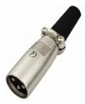 Plug Canon Macho XLR 3Terminais